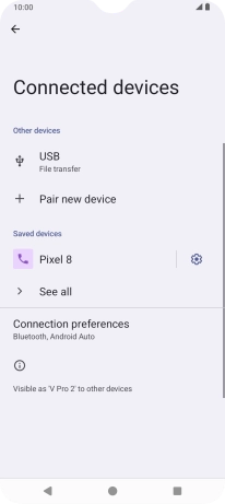 Press the Home key to return to the home screen.