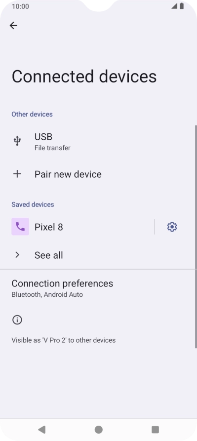 Press the Home key to return to the home screen.