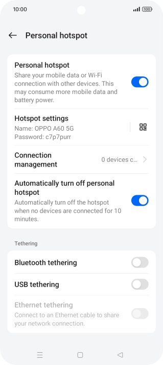Press the Home key to return to the home screen.