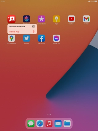 Press Delete App. Press Delete App.