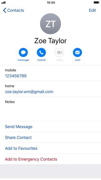 Press the required number.