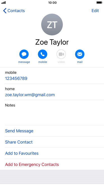 Press the required number.