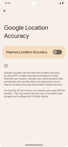 If you press the indicator next to 