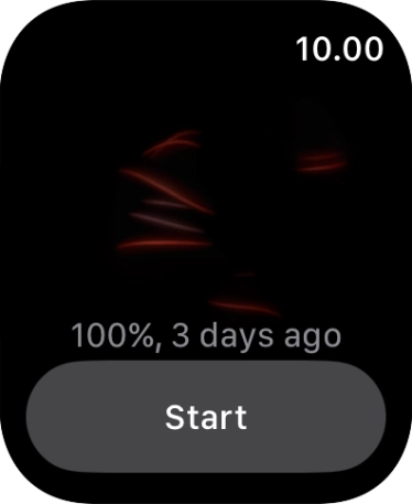 Press Start and wait a moment until the measurement is done.