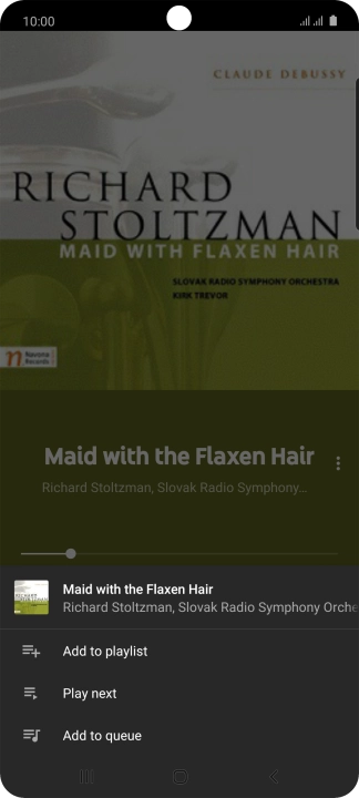 Press Add to playlist.