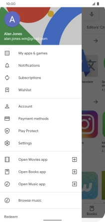 Press My apps & games.