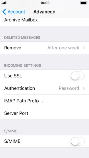 Press Authentication.