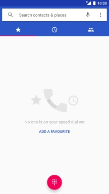 Press the menu icon.