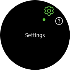 Press the settings icon.