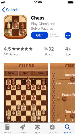 Press GET and follow the instructions on the screen to install the app.