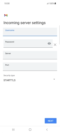Press the field below 