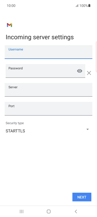 Press the field below 