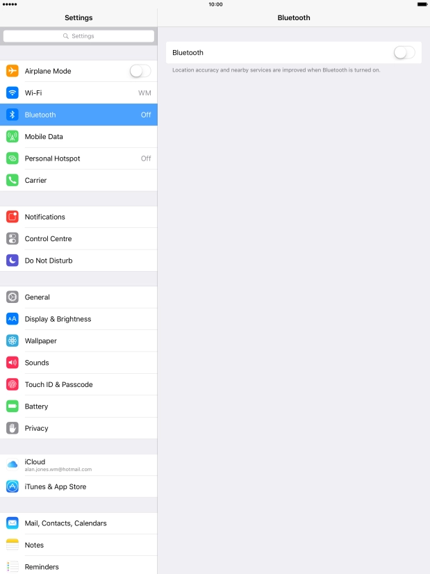 Press the indicator next to Press the indicator next to