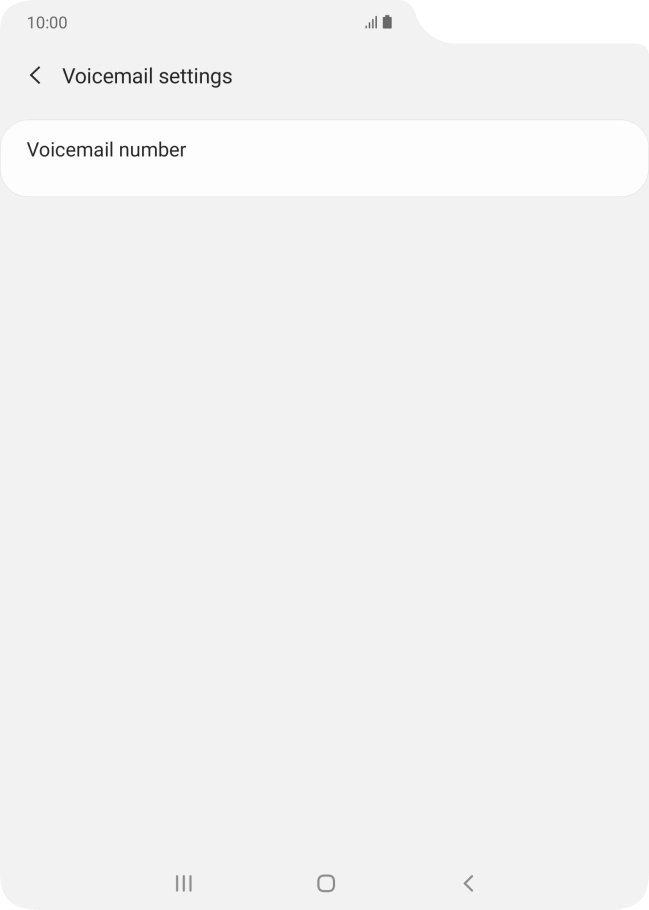 Press Voicemail number. Press Voicemail number.