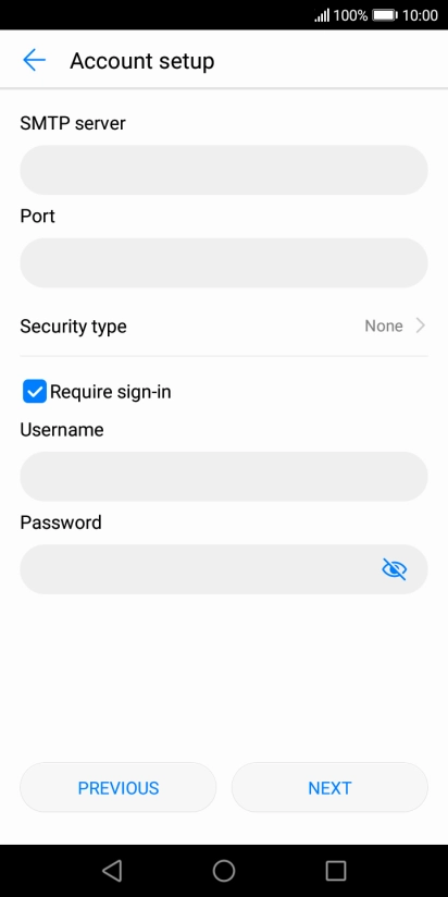 Press the field below 
