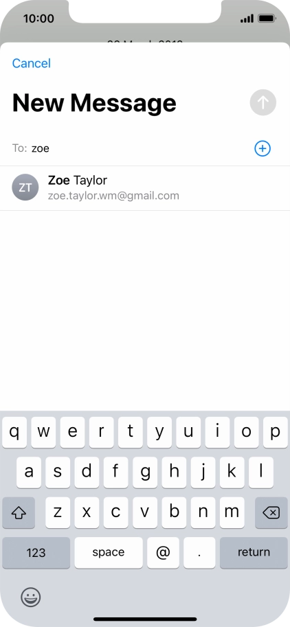 Press the required contact.