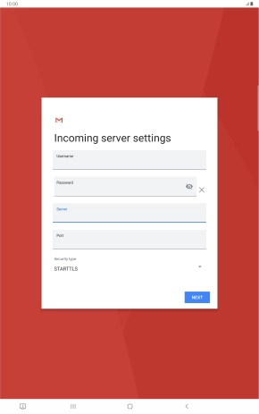 Press the field below 