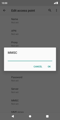 Key in http://pxt.vodafone.net.au/pxtsend and press OK.