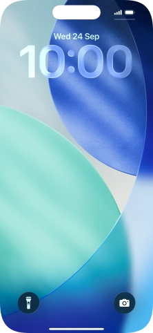 Slide your finger upwards starting from the bottom of the screen. Slide your finger upwards starting from the bottom of the screen.