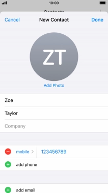 Press Done. Press Done.