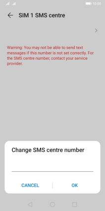 Key in +61415011501 and press OK.