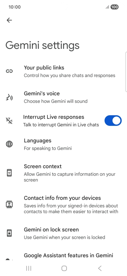 Follow the instructions on the screen to select the required settings. Follow the instructions on the screen to select the required settings.