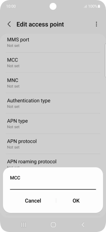 Key in 505 and press OK.