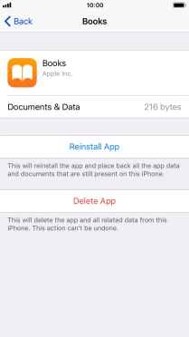 Press the Home key to return to the home screen.