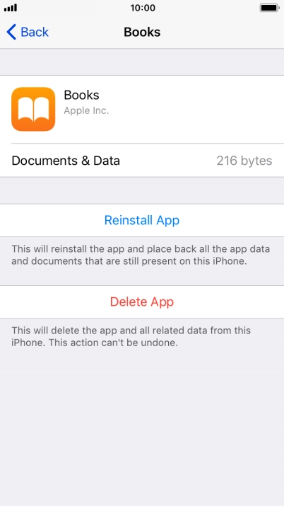 Press the Home key to return to the home screen.