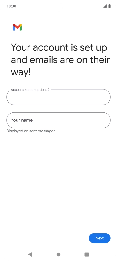 Press the field below 