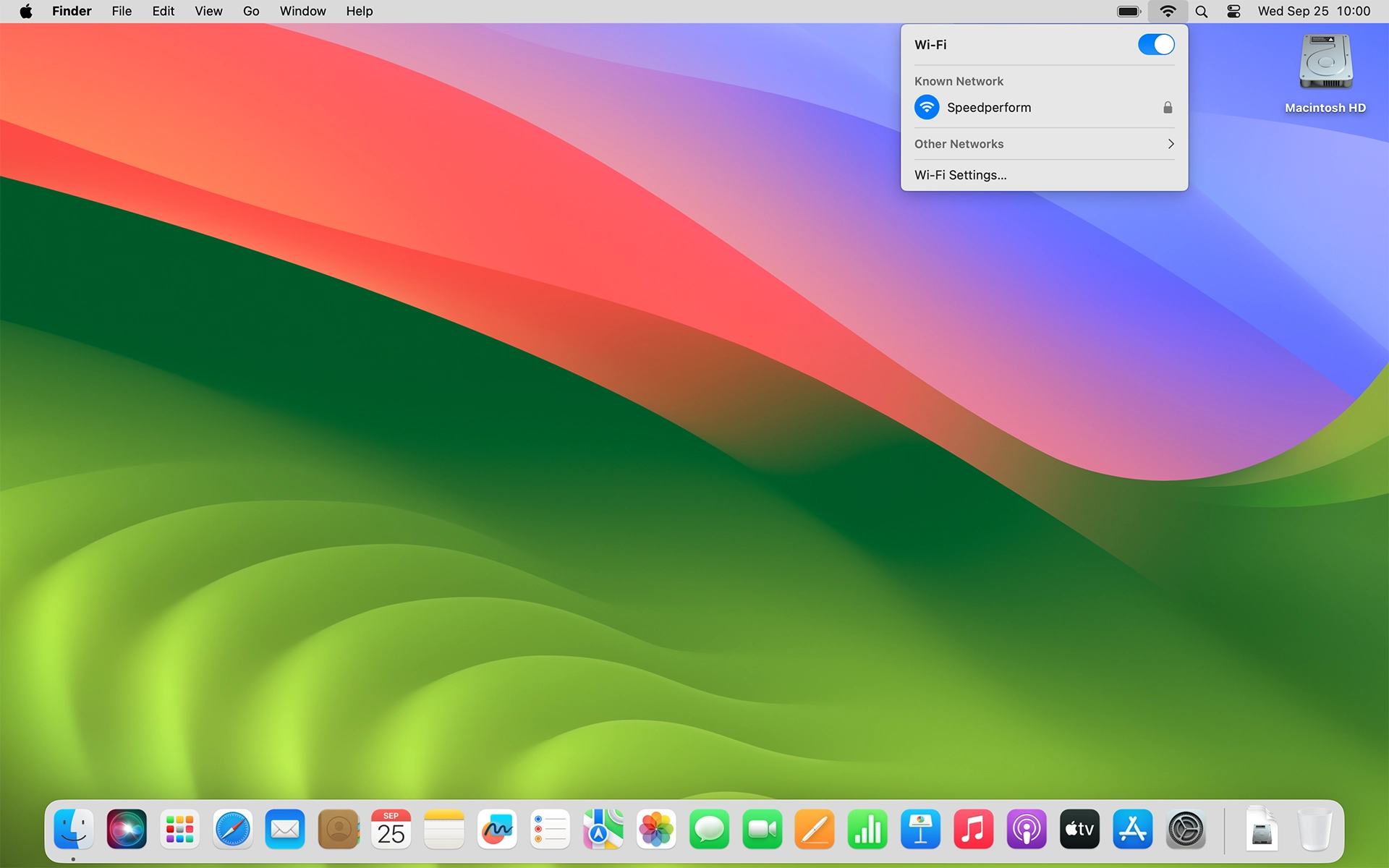 Click Other Networks.