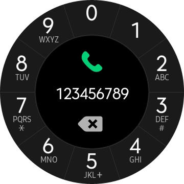 Press the call icon. Press the call icon.