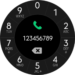 Press the call icon. Press the call icon.