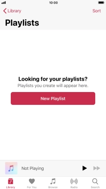 Press New Playlist.