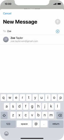 Press the required contact.