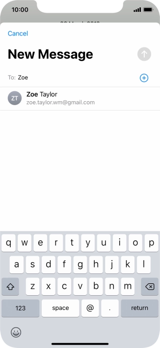 Press the required contact.