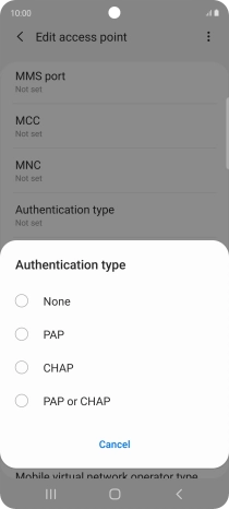 Press PAP. Press PAP.