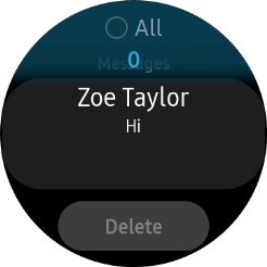 Press the required message.