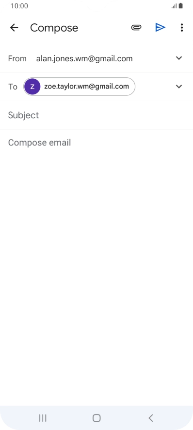 Press Subject and key in the required subject.