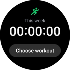 Press Choose workout.