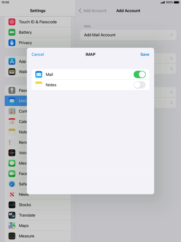Press Save. Your email account has now been set up. To select more settings for incoming and outgoing server, proceed with the following steps.