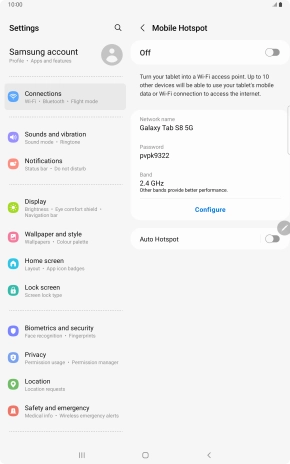 Press Configure. Press Configure.