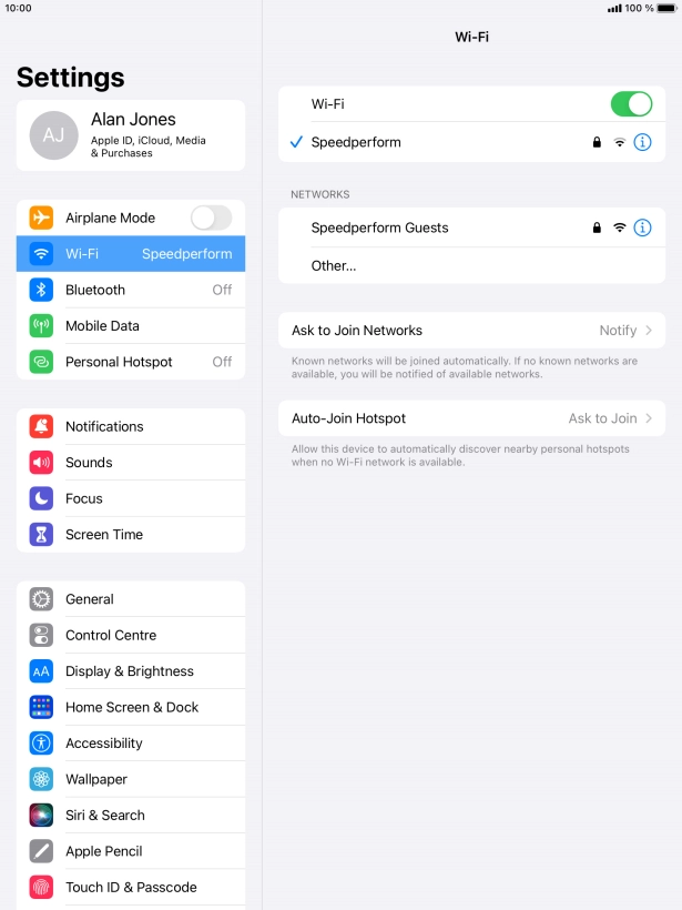 Press the Home key to return to the home screen.