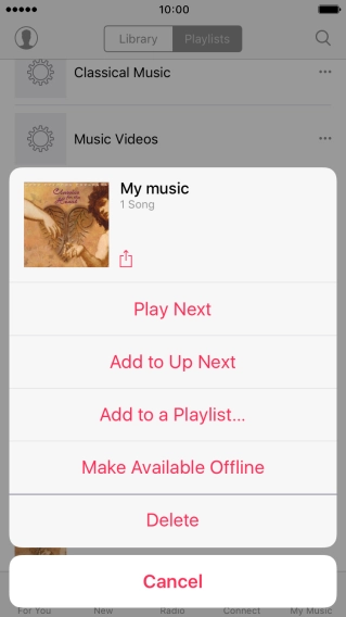 Press Make Available Offline.