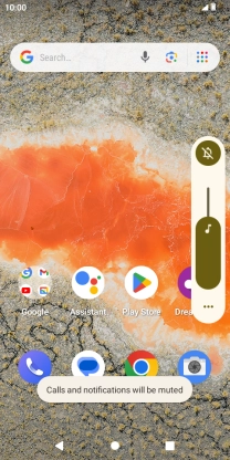 Press the sound mode icon.