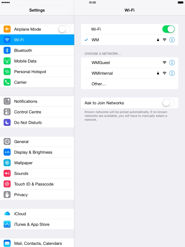 Press the Home key to return to the home screen.
