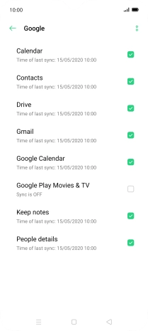 Press the Home key to return to the home screen.