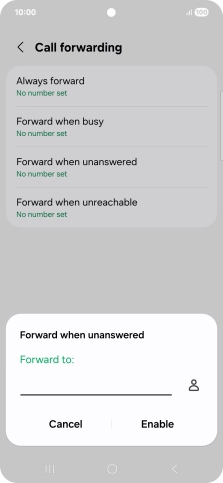 Key in +61414121121 and press Enable. Key in +61414121121 and press Enable.