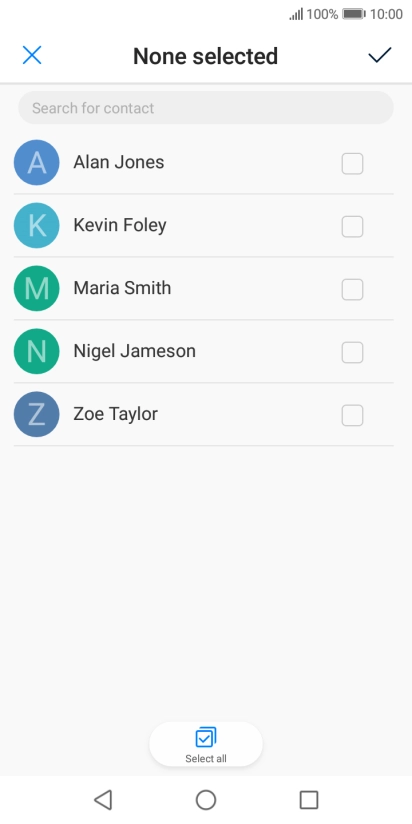 Press Select all.