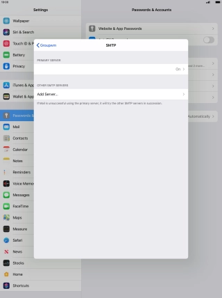 Press the field below 